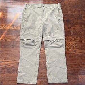 Columbia Men’s Convertible Hiking Pants Size 38 Zip-Off Cargo Outdoor